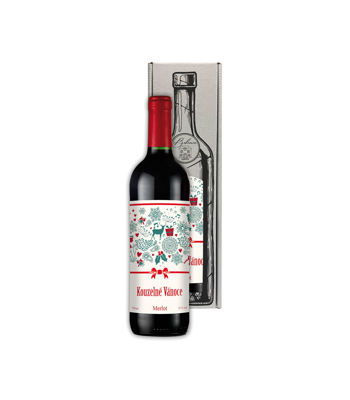 Vánoční červené víno - Merlot
