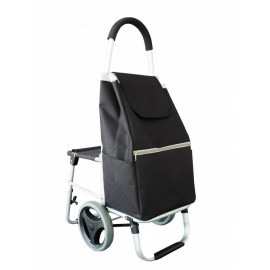 Nákupná taška na kolieskach so sedadlom - Comfort