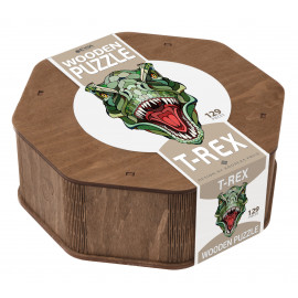 Eco-wood-art - dřevěné puzzle Chameleon