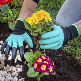 Záhradnícke rukavice na okopávanie