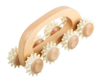 E-shop Drevený masážny roller/lunochod