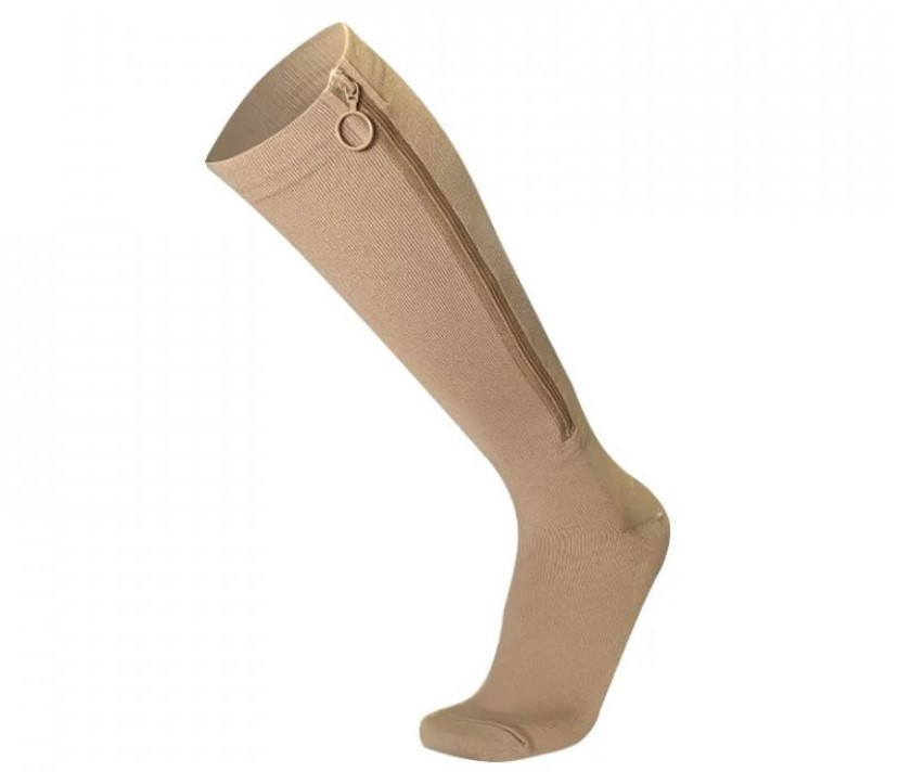 E-shop Kompresné podkolienky so zipsom, S/M (36-39)