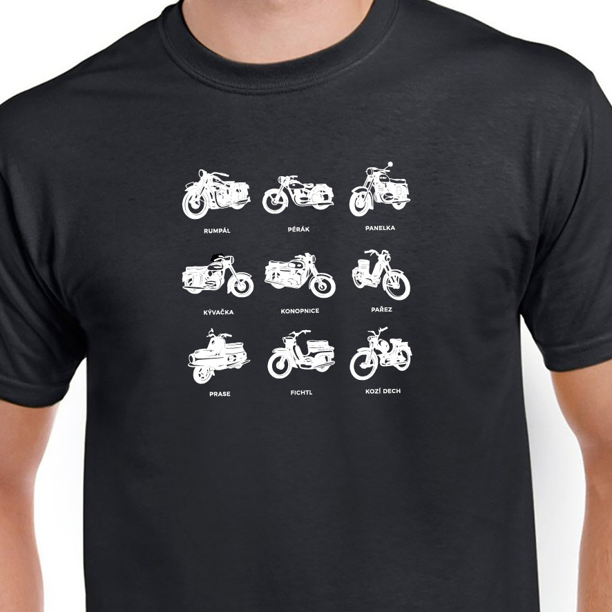 Tričko Nezabudnuteľné motorky, M