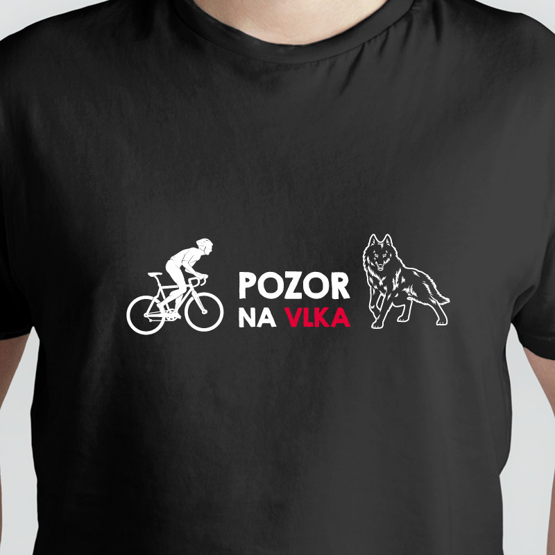 Tričko Pozor na vlka, M