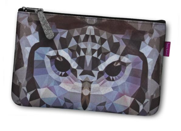 E-shop Kozmetická eko taška Look, Šedá sova