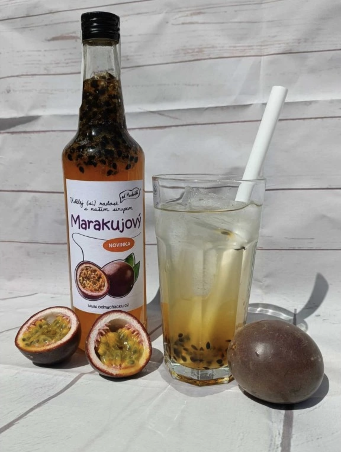 Sirup Plný vitamínov - MARAKUJOVÝ