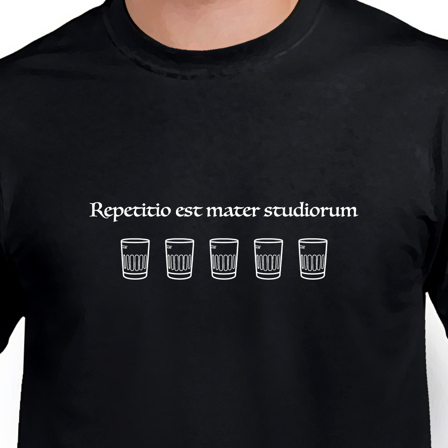 Tričko Opakovanie je matka múdrosti, M