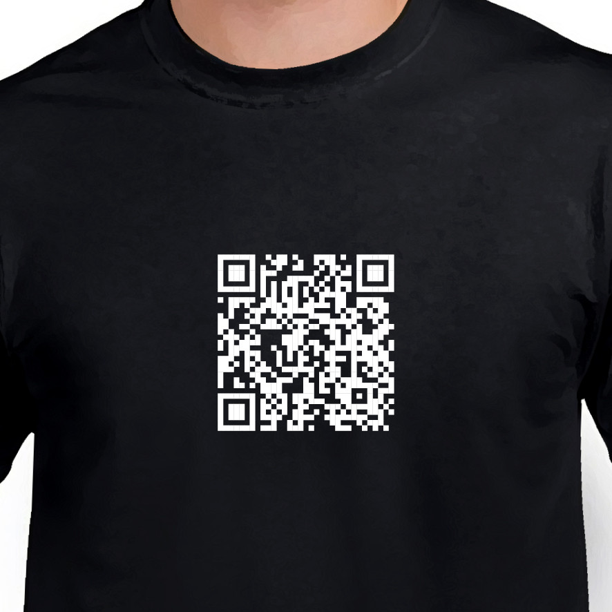 Tričko QR kód, M