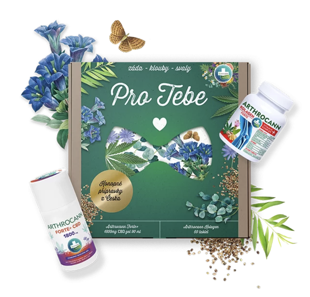 E-shop Darčeková súprava prírodnej kozmetiky z konope PRE DEDUŠKA