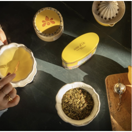 Korejský zelený čaj s YUZU v plechovce