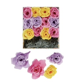 Mýdlové květiny v dárkovém balení