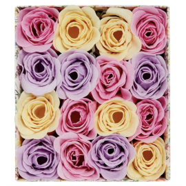 Mýdlové květiny v dárkovém balení