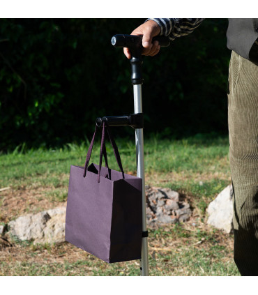 Teleskopická palica s LED, alarmom a podávačom predmetov