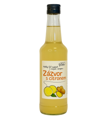 Domáci sirup - Zázvorový s citrónom