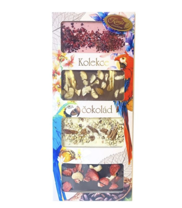 Čokoládový mix 4×50 g – darček pre babičku a dedka | Babičkárstvo
