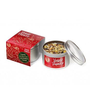 Vianočný sypaný čaj v plechovke | Voňavý darček pre babičku | Babičkárstvo.sk