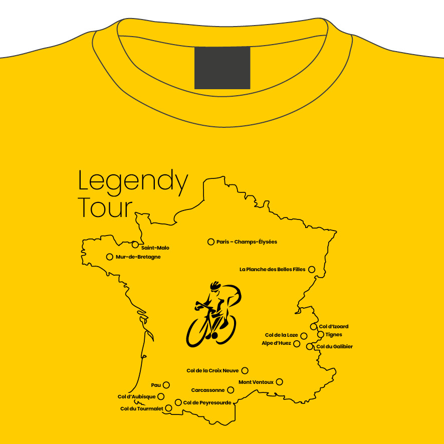 Tričko Ikonická Tour de France, M