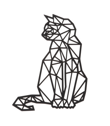 Drevená dekorácia na stenu – MAČKA