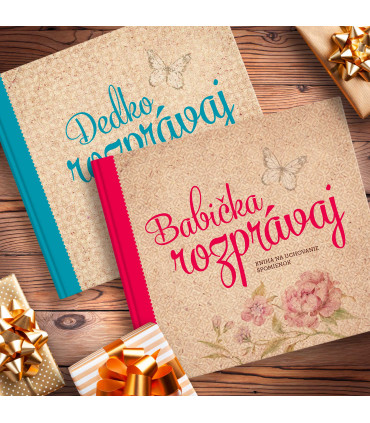 Darčeková  súprava kníh Babička, rozprávaj a Dedko, rozprávaj