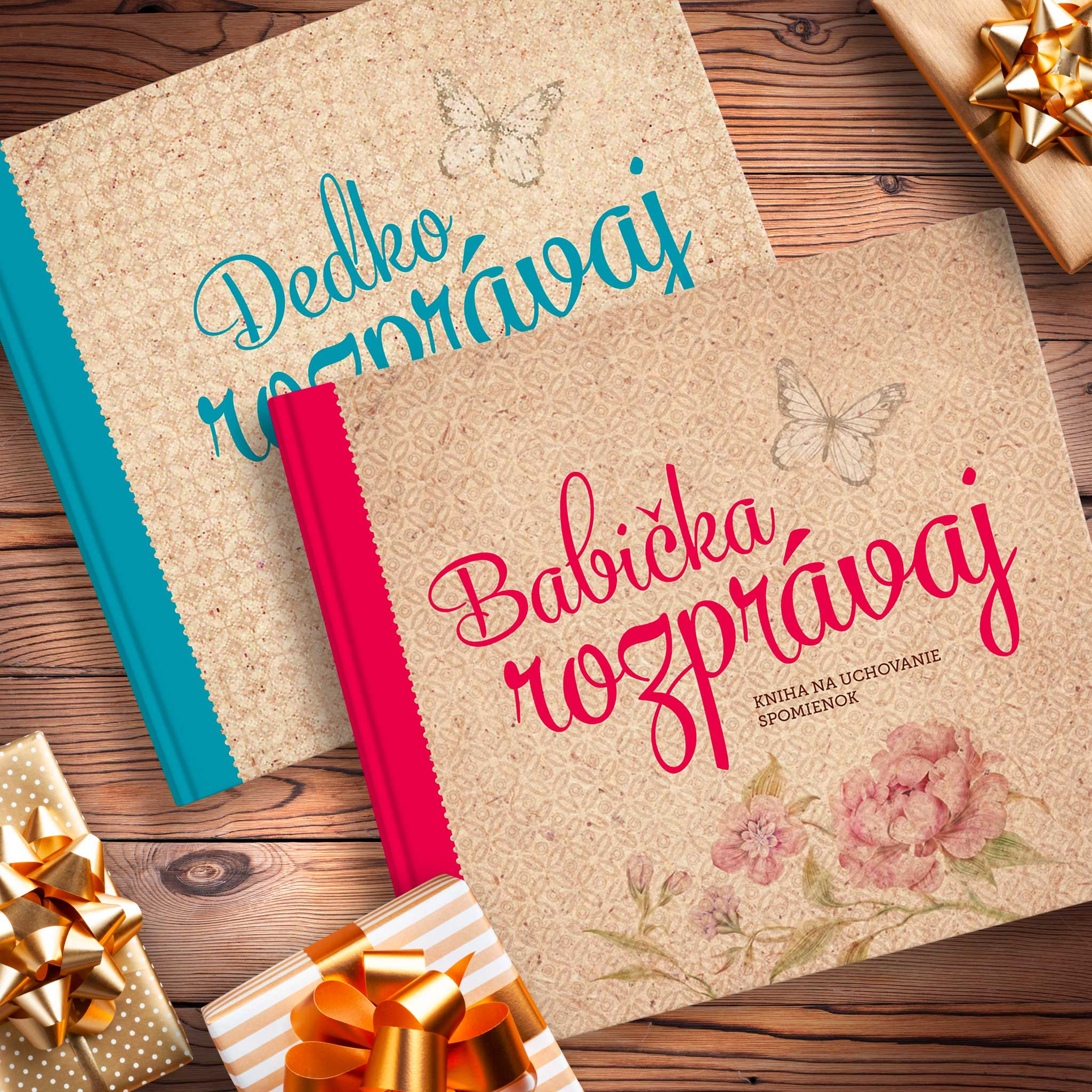 Darčeková súprava kníh Babička, rozprávaj a Dedko, rozprávaj