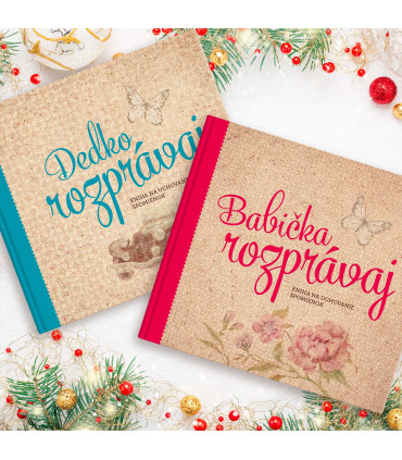 Darčeková  súprava kníh Babička, rozprávaj a Dedko, rozprávaj