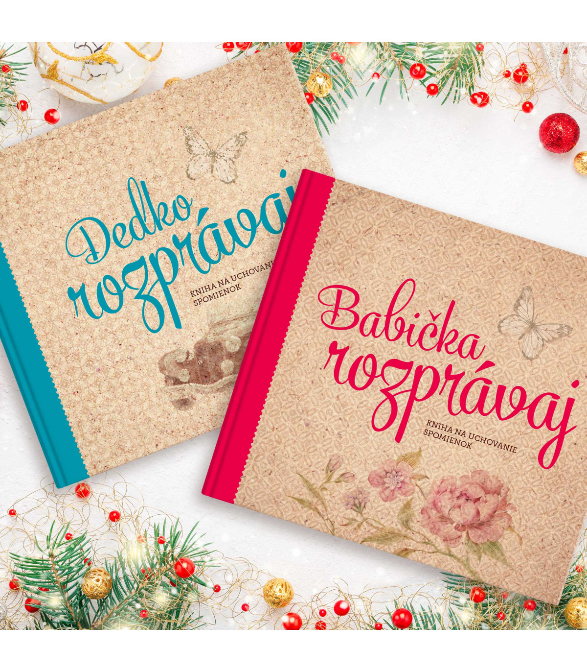 Darčeková  súprava kníh Babička, rozprávaj a Dedko, rozprávaj