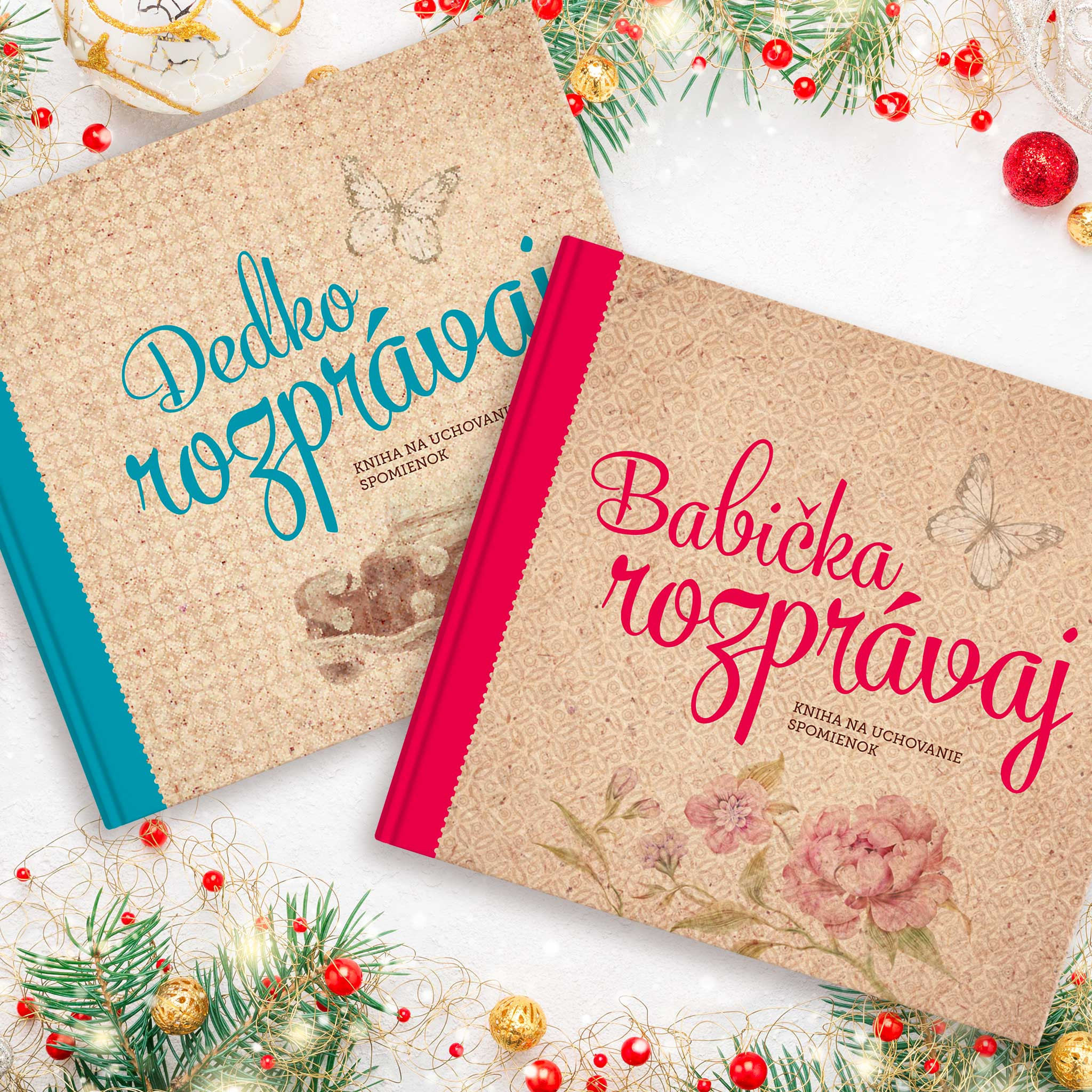 Darčeková súprava kníh Babička, rozprávaj a Dedko, rozprávaj
