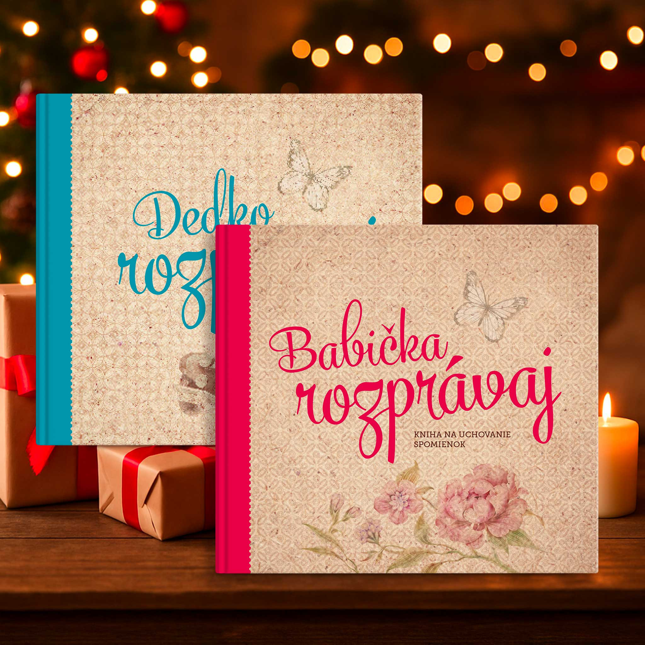 Darčeková súprava kníh Babička, rozprávaj a Dedko, rozprávaj