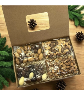 Narodeninový mix orechov v darčekovom balení