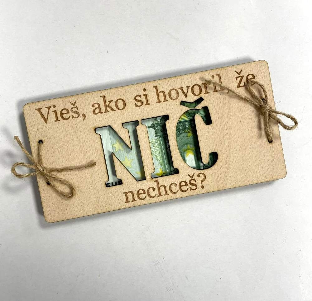 E-shop Drevené prianie NIČ