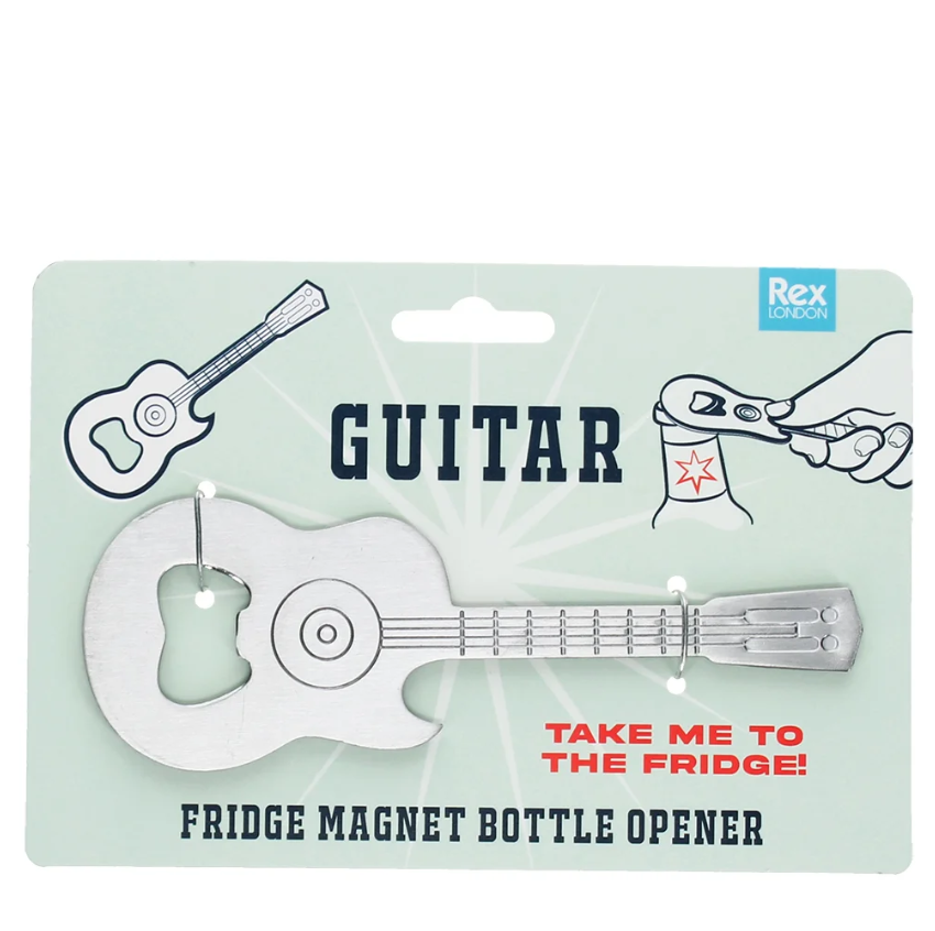 E-shop Magnetický otvárač na fľaše – Gitara