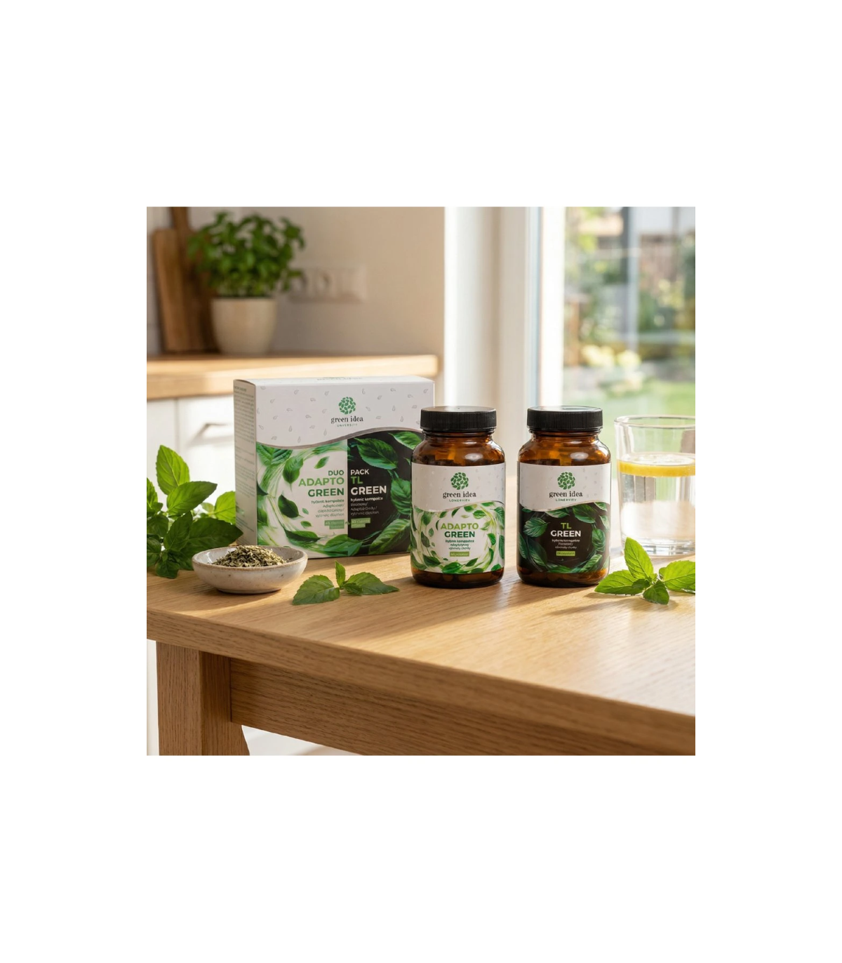 Duopack Adapto Green + TL Green – výživový doplnok
