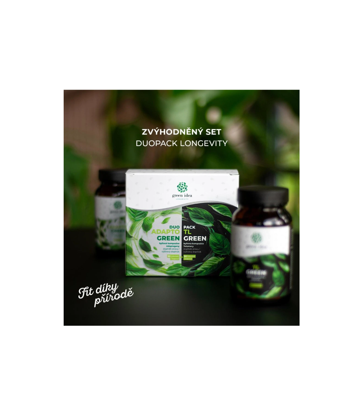 Duopack Adapto Green + TL Green – výživový doplnok