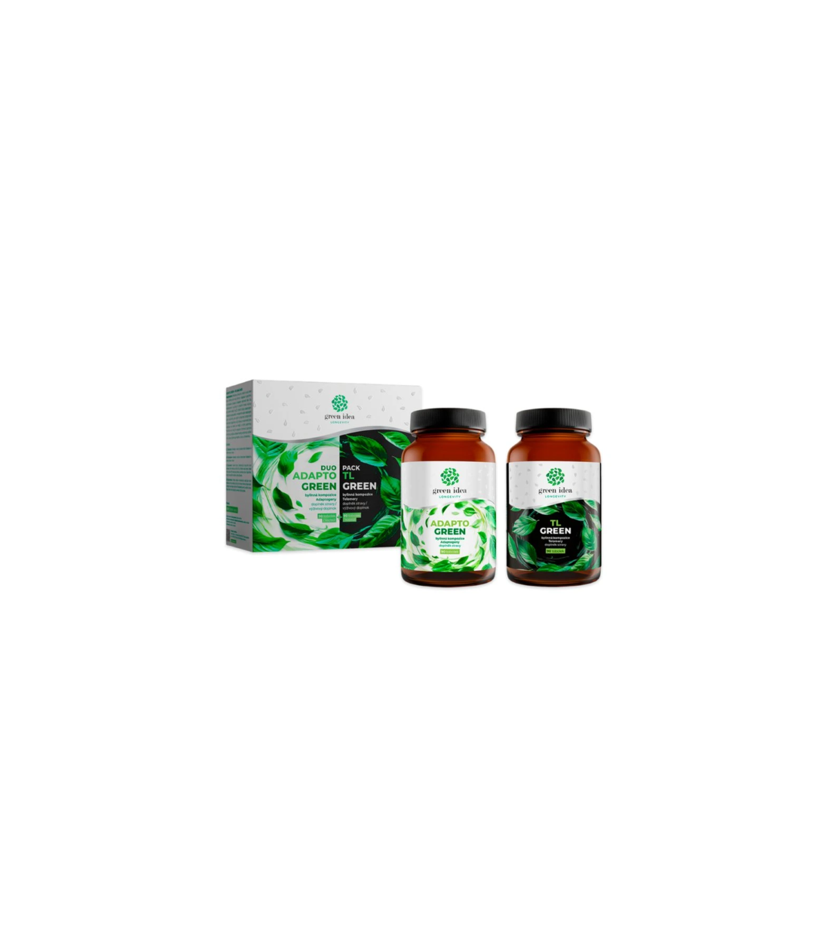 Duopack Adapto Green + TL Green – výživový doplnok