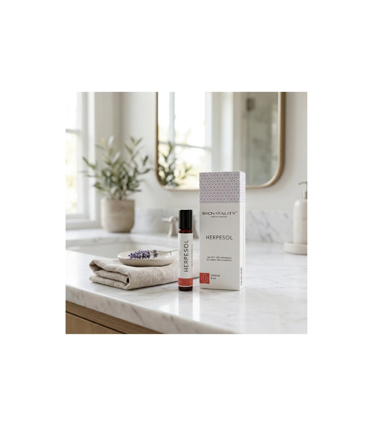 HERPESOL - sérum na pery pri oparoch