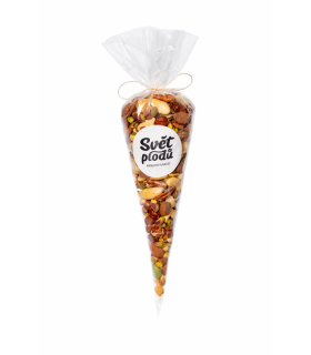 Darčekový kornút s prémiovými orieškami | Darček pre babičku a dedka