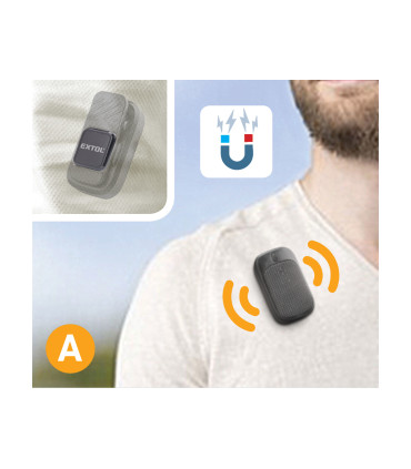 Bluetooth reproduktor/handsfree s magnetom alebo klipom