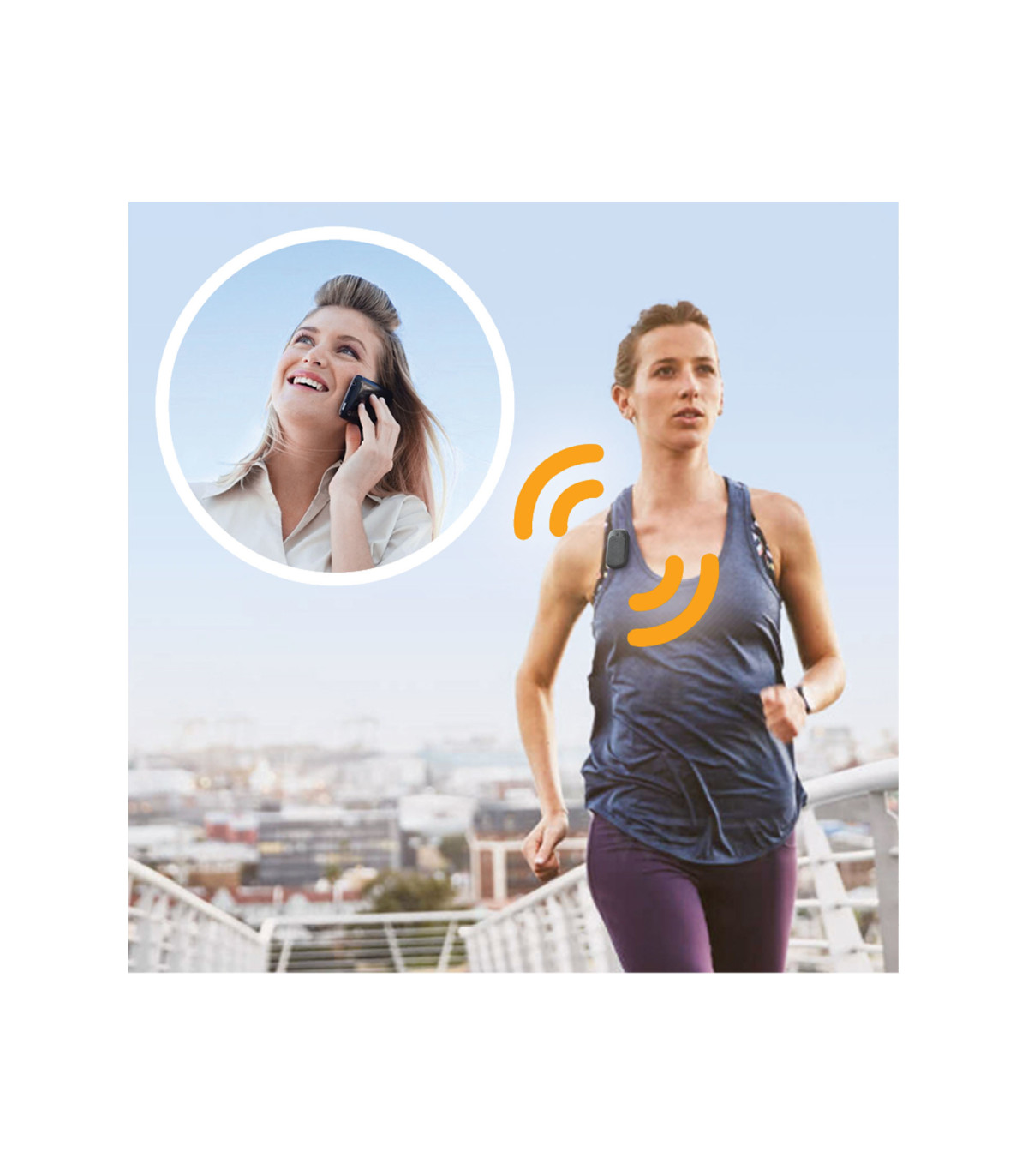 Bluetooth reproduktor/handsfree s magnetom alebo klipom