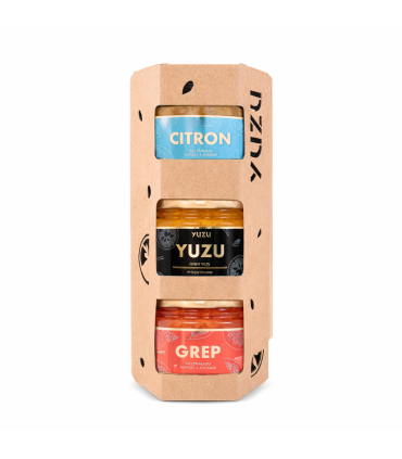 Darčekové citrusové trio - citrón, grep a yuzu