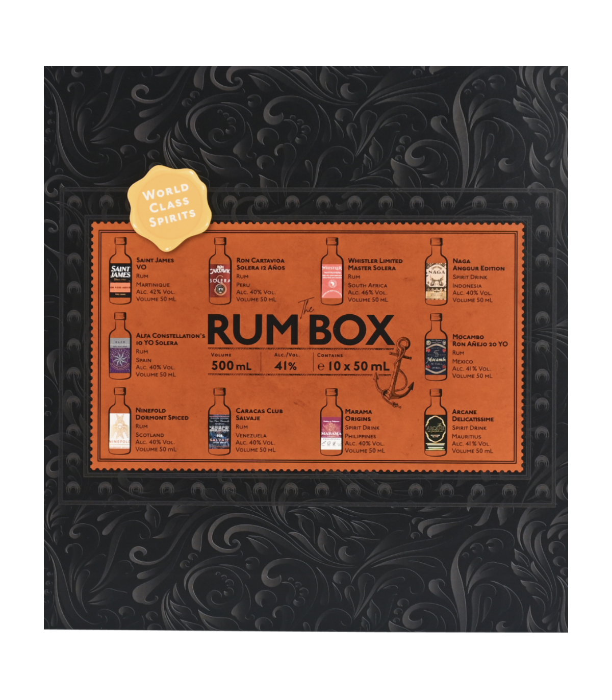 Rum Box Yellow Edition – degustačný set rumov pre dedka | Babičkárstvo