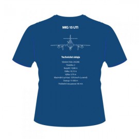 Originální tričko se siluetou legendární stíhačky MIG15